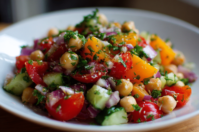 Rainbow Chickpea Salad: The No-Brainer Meal You’ll Actually Want to Eat