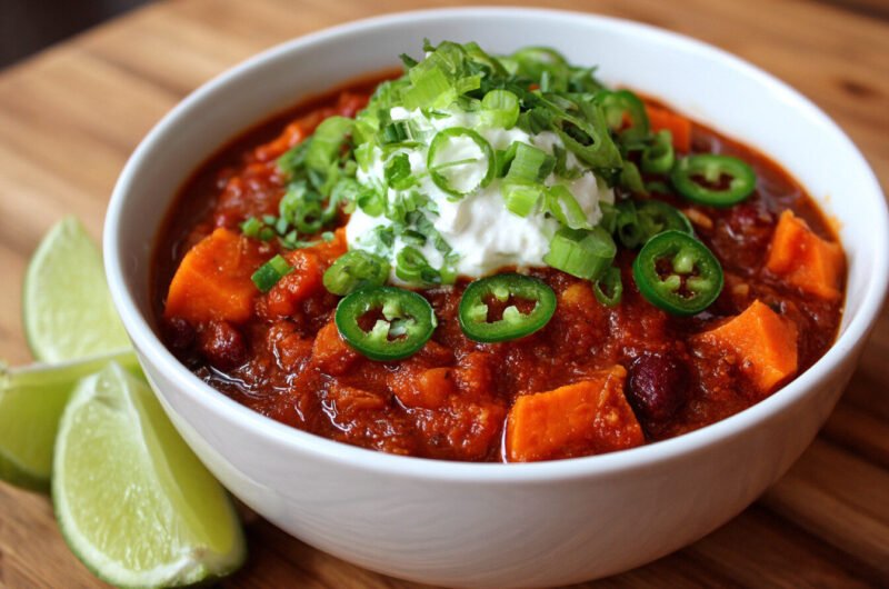 Vegetarian Sweet Potato Chili