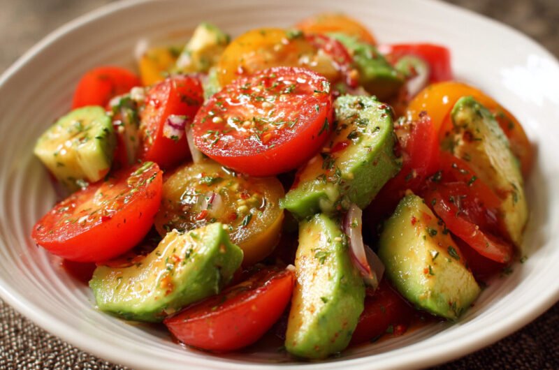 Healthy Avocado Tomato Cucumber Salad You'll Love