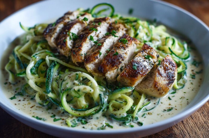 Keto Chicken Alfredo Zoodles: The Low-Carb Pasta Dream You Deserve
