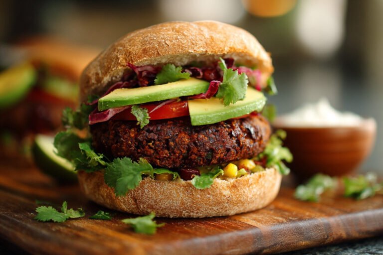 Healthy Chipotle Black Bean Burgers for a Quick Dinner