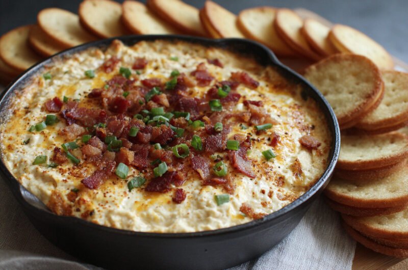 Cheesy Bacon Ranch Dip Recipe for Game Day Fun!