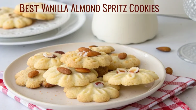 Best Vanilla Almond Spritz Cookies: Bakery-Soft, Zero Fuss