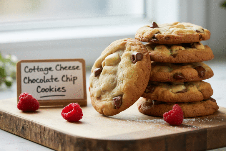 Cottage Cheese Chocolate Chip Cookies – A Protein-Packed Treat