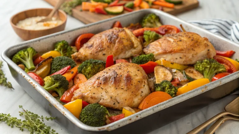 One-Pan Baked Chicken & Veggies: Weeknight Hero