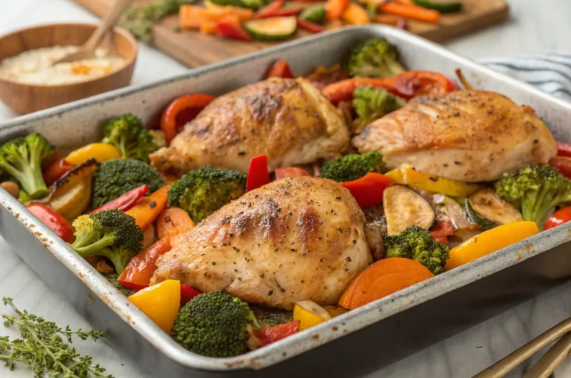 One-Pan Baked Chicken & Veggies: Weeknight Hero