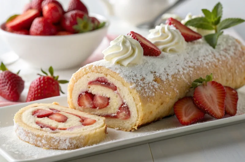 Strawberry Shortcake Roll: A Showstopper You Can Actually Make