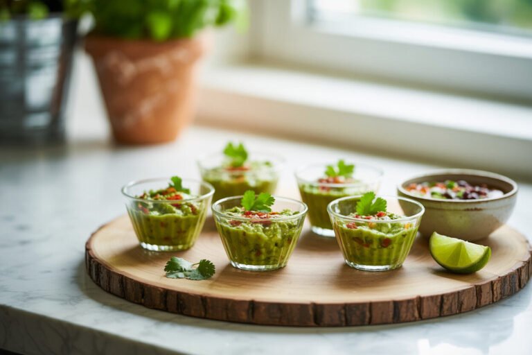 5-Minute Vegan Guacamole Cups Recipe