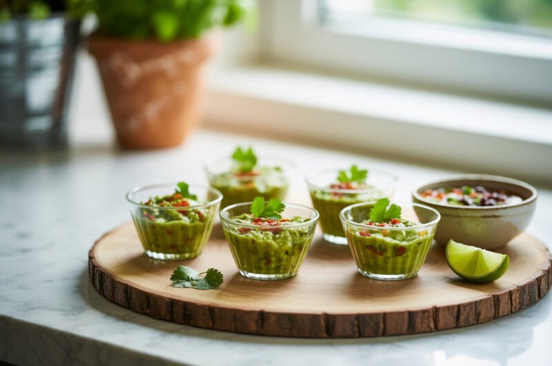5-Minute Vegan Guacamole Cups Recipe