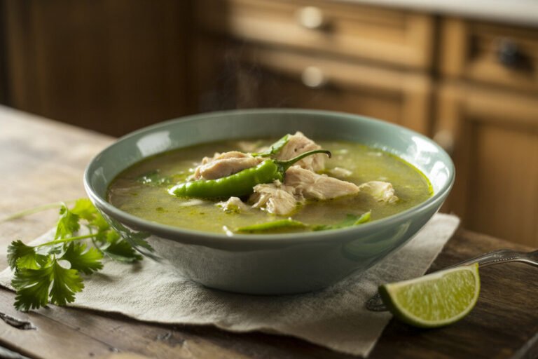 Healthy & Hearty Green Chile Chicken Soup Recipe