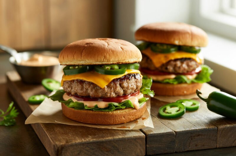 Jalapeño Cheddar Turkey Burgers: The Upgrade Your Boring Dinner Deserves