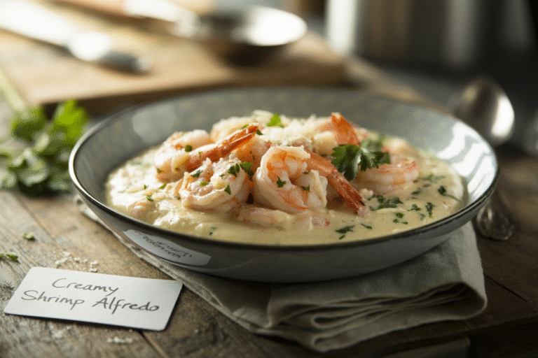 Creamy Shrimp Alfredo – A Decadent 30-Minute Dinner