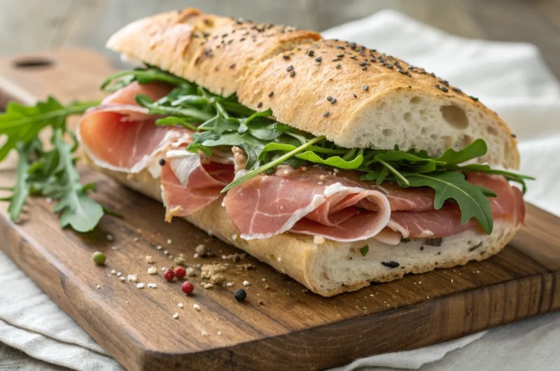 Prosciutto & Arugula Sandwich Recipe