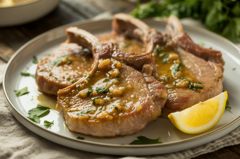 Easy Pork Chops in Garlic Butter – Juicy & Flavorful Recipe