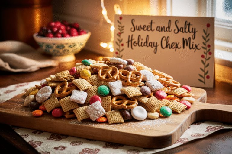 Sweet and Salty Holiday Chex Mix – The Perfect Party Snack