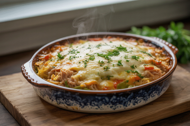 Classic Tuna & Rice Bake – A Comforting Family Favorite