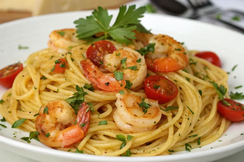 Garlic Butter Shrimp Pasta That Wrecks Takeout Cravings