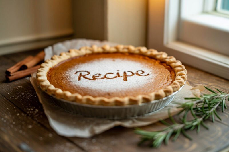 Classic Homemade Pumpkin Pie Recipe