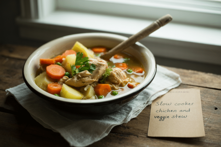 Slow Cooker Chicken and Veggie Stew – Comfort Made Easy