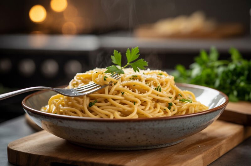20-Minute Garlic Butter Noodles Recipe