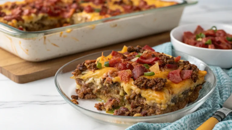 Keto Bacon Cheeseburger Casserole: The Low-Carb Crowd-Pleaser You’ll Crave