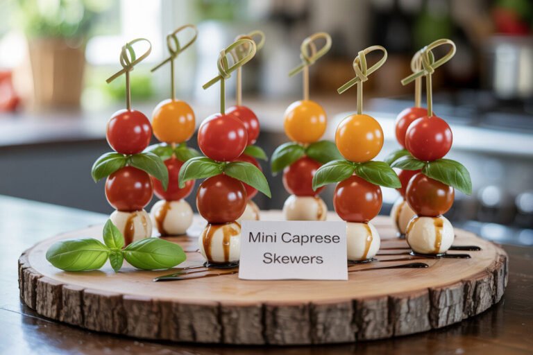 Mini Caprese Skewers: The Bite-Sized Party Hero