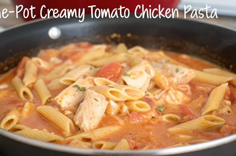 One-Pot Creamy Tomato Chicken Pasta That Breaks the Internet