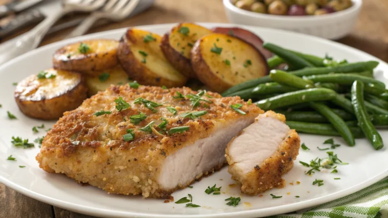 Baked Parmesan Crusted Pork Chops