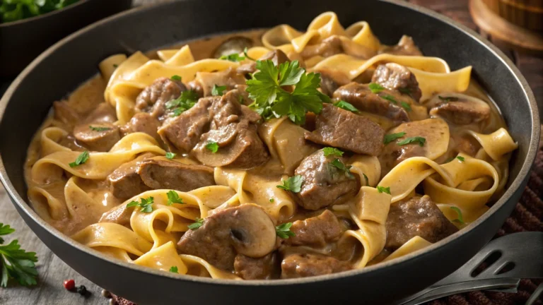 Beef and Mushroom Stroganoff Recipe: Cozy Comfort, Fast Flex
