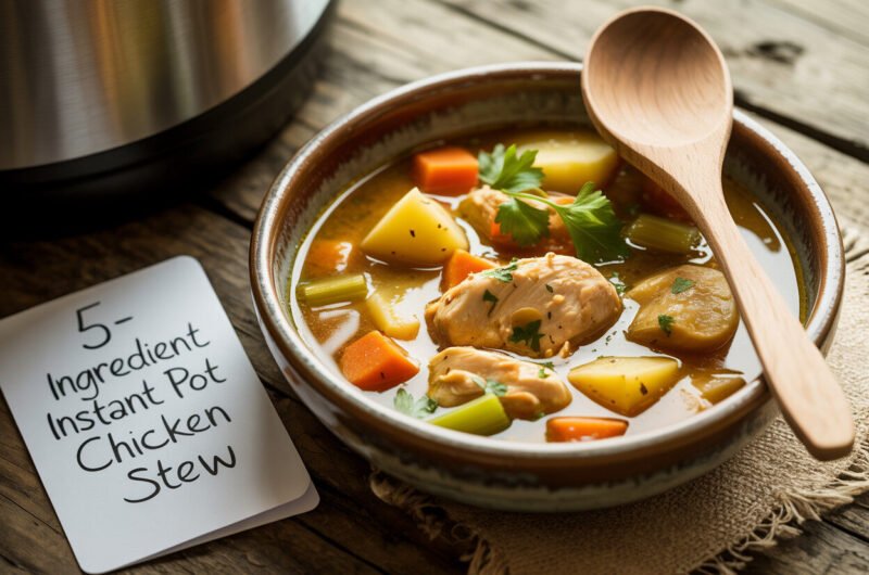 Easy 5-Ingredient Instant Pot Chicken Stew – Ready in 30 Mins!