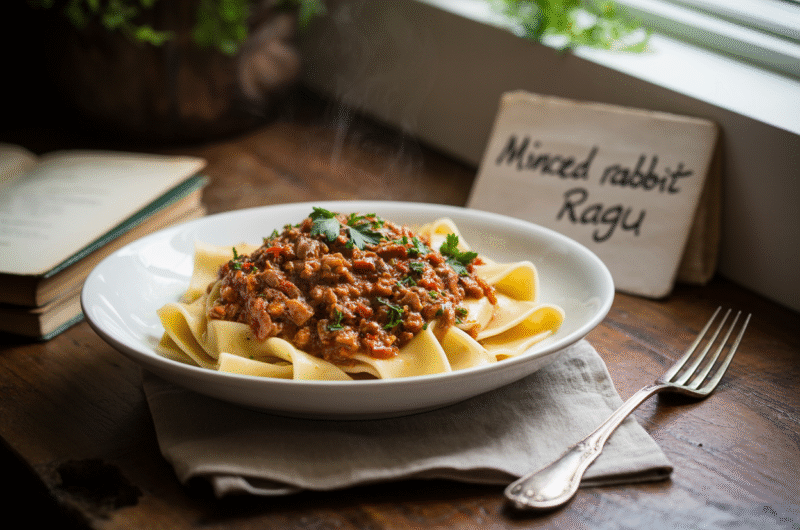 Minced Rabbit Ragu with Pappardelle: The Underrated Pasta Game-Changer