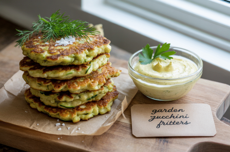 Garden Zucchini Fritters – Crispy, Healthy, and Delicious