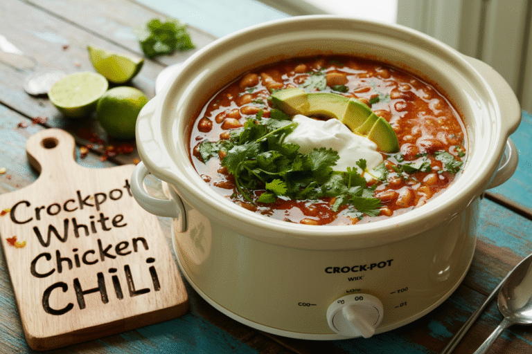 Crockpot White Chicken Chili Recipe