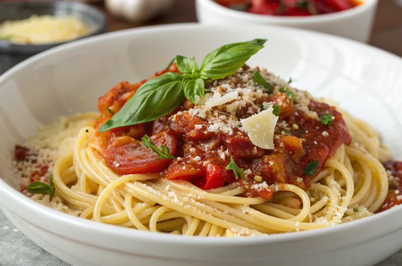 Traditional Spaghetti Napolitana: Simple Sauce, Big Flex