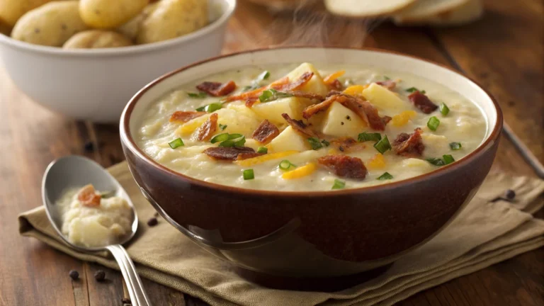 Slow Cooker Baked Potato Soup That Basically Makes Itself