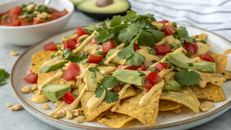 Party Vegan Nachos with Cashew Cheese: Crowd-Pleaser You’ll Crush