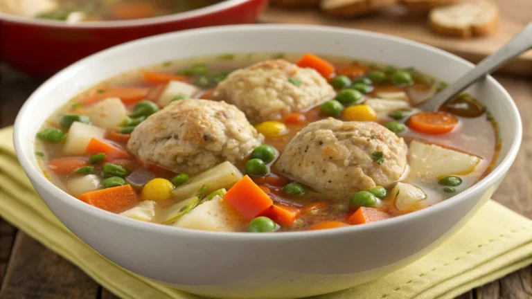 Chicken Meatball Soup with Vegetables: Cozy Bowl, Big Flavor