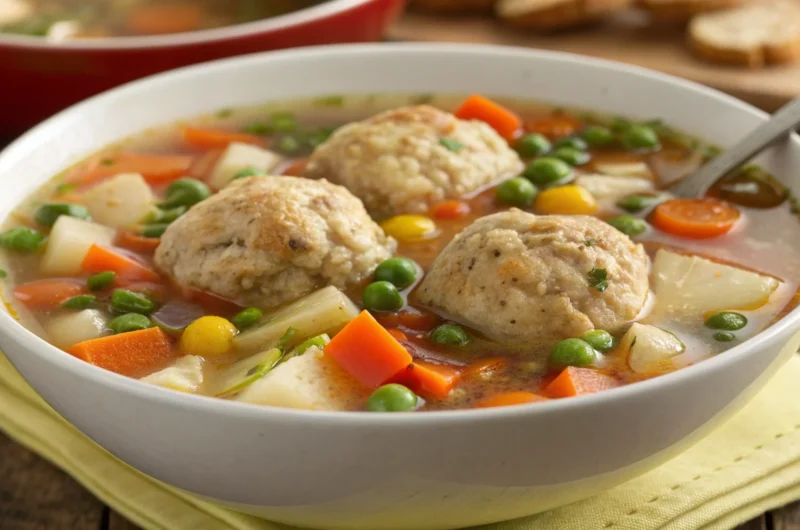 Chicken Meatball Soup with Vegetables: Cozy Bowl, Big Flavor