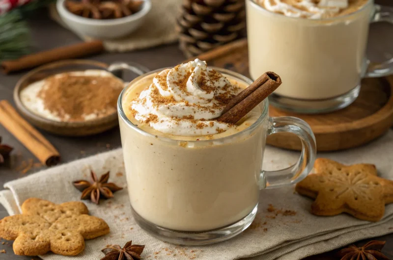 Homemade Gingerbread Eggnog Recipe That Wins Every Party
