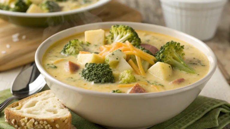 Creamy Broccoli Potato Cheddar Soup: Cozy in a Bowl