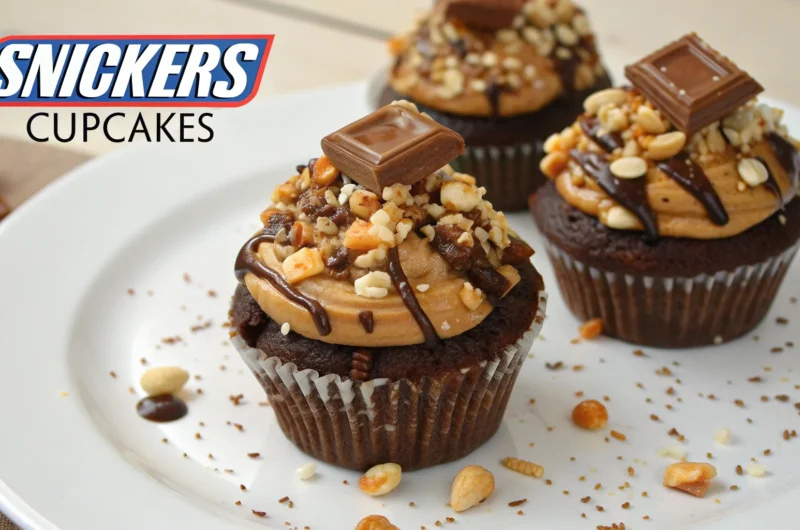 Snickers Cupcakes That Taste Like a Candy Bar Flex