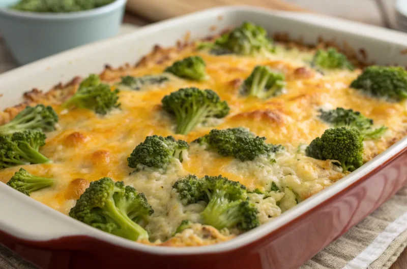 Broccoli Cheddar Rice Bake: Cozy, Cheesy, Weeknight Win