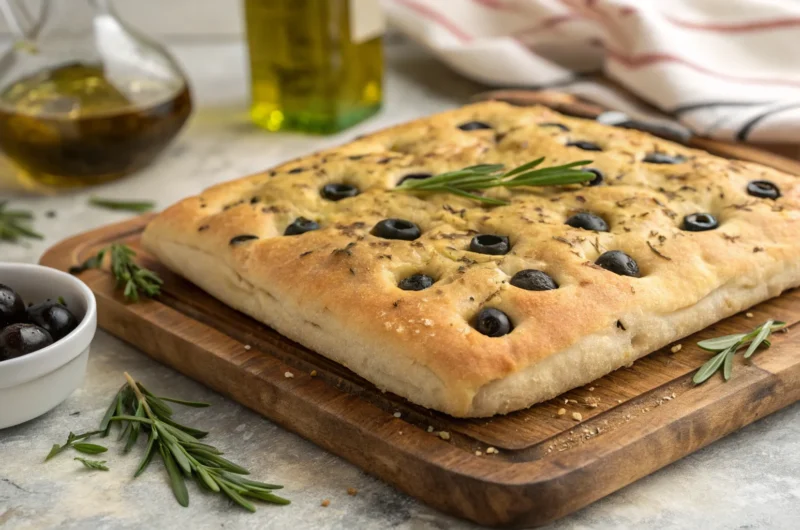 Homemade Olive Focaccia Bread That Steals the Show