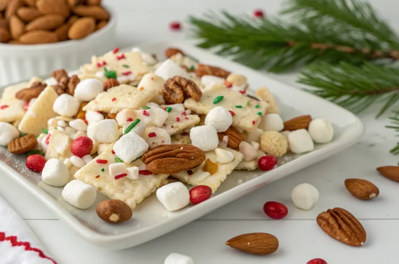 Christmas White Chocolate Munch Mix You Wanna Try
