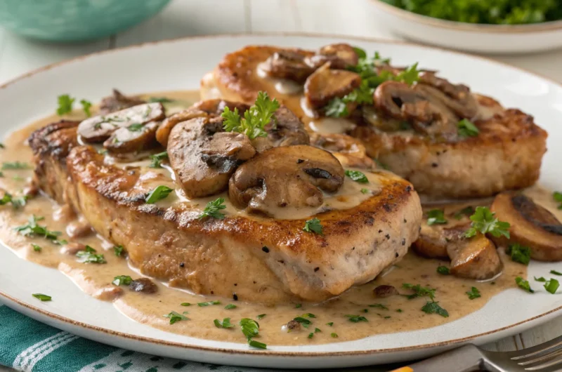 Ultra-Creamy Mushroom Low-Carb Pork Chops You’ll Crave