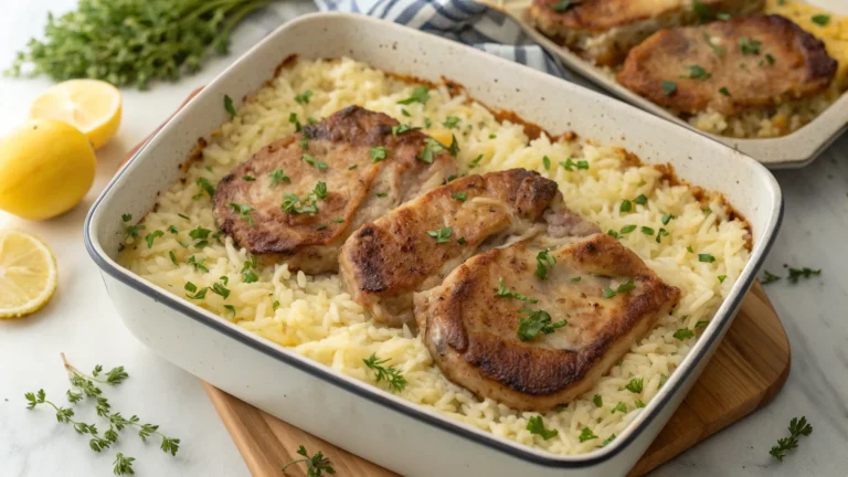 Pork Chop Casserole with Creamy Rice: One-Pan Comfort Flex