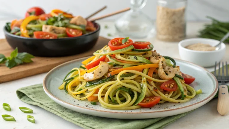 Low-Carb Zucchini Noodle Stir Fry Meal Prep: Fast, Fresh, Fire