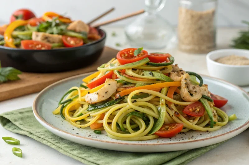 Low-Carb Zucchini Noodle Stir Fry Meal Prep: Fast, Fresh, Fire