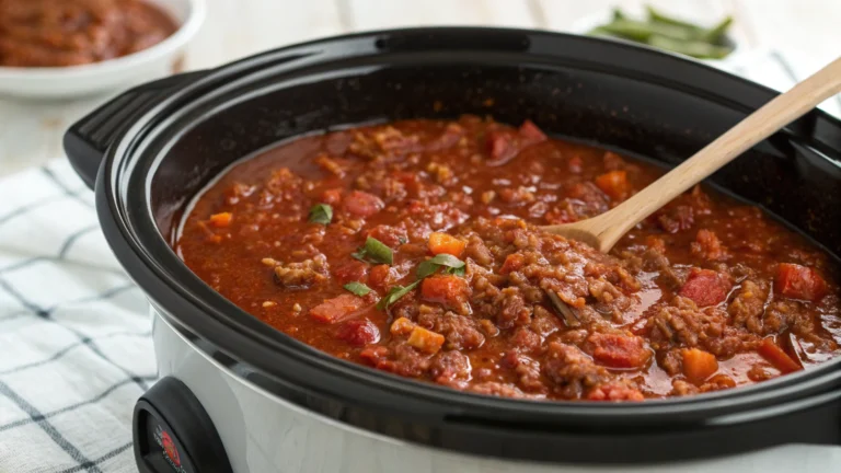 Slow Cooker Bolognese Sauce Recipe