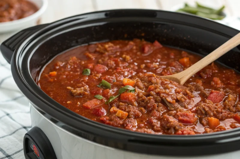 Slow Cooker Bolognese Sauce Recipe